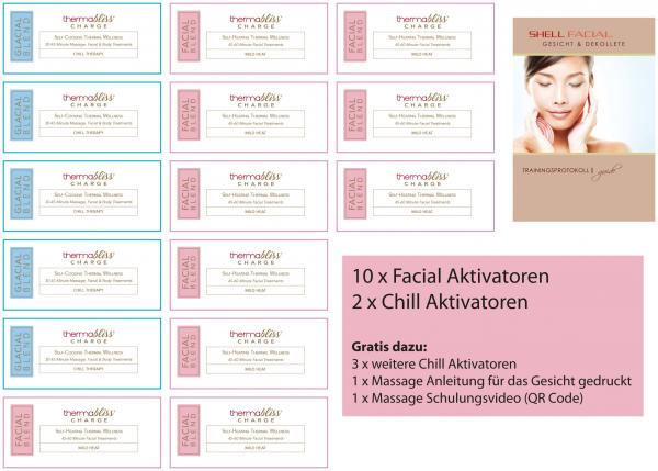 Hot & Cold Set - 3 Aktivatoren, Massageanleitung und Video gratis dazu